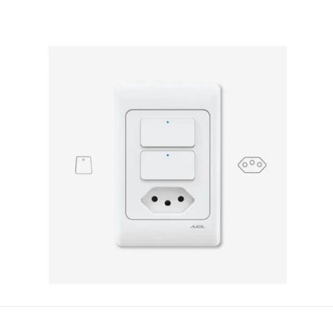 Interruptor com Tomada Inteligente KS825 Agl K825