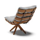 Ver imagem 5 de Kit 02 Poltronas Giratória Costela Suede Cinza Base Madeira Ma25 - D’Rossi