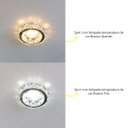 Ver imagem 6 de Spot Cristal Embutir Redondo 10cm Sala Quarto Banheiro Ac972