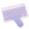 Kit Teclado e Mouse Bluetooth Lilás | sem Fio | Tablet - 1