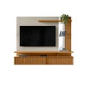 Ver imagem 2 de Painel Home para Tv até 60" 1,8 M Detalhe Ripado Sofisticação e Qualidade - Maragogi Linea Brasil:na