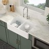 Cuba Evier Cozinha em Porcelana Estilo Fazenda Farm Sink Dupla 84x46x25 - 5
