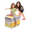 Pufe Madeira Kombi Cama Carro Do Brasil Amarela - 3