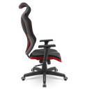 Ver imagem 2 de Cadeira Escritório Presidente Gamer Vizon Dz Plaxmetal Relaxsystem Preta/vermelha