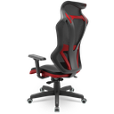 Ver imagem 3 de Cadeira Escritório Presidente Gamer Vizon Dz Plaxmetal Relaxsystem Preta/vermelha