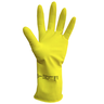 Luva Antiderrapante Limpeza De Casa Amarela C/24 Pares Epi - Azul - 8 - 3