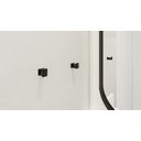 Ver imagem 7 de Kit de Acessórios Para Banheiro com 4 Peças em Aço Inox Black Matte Preto Fosco com toalheiro Duplo