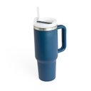 Ver imagem 1 de Caneca Garrafa Térmica Exclusiva 1,2 Litros com Alça e Tampa Branca - Brava