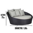 Ver imagem 3 de Chaise Sofá Livia Varanda Jardim Trama Original