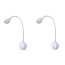 Ver imagem 1 de 2 Un Arandela Haste Regulável Para Cabeceira 3W 3000K Branco Ali28