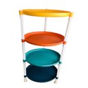 Ver imagem 6 de Estante Infantil Modular Organizador Brinquedos Multiuso Fruteira 4 Prateleiras Casa Sala Quarto