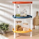 Ver imagem 3 de Estante Infantil Modular Organizador Brinquedos Multiuso Fruteira 4 Prateleiras Casa Sala Quarto
