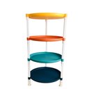 Ver imagem 1 de Estante Infantil Modular Organizador Brinquedos Multiuso Fruteira 4 Prateleiras Casa Sala Quarto