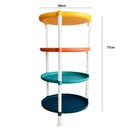 Ver imagem 7 de Estante Infantil Modular Organizador Brinquedos Multiuso Fruteira 4 Prateleiras Casa Sala Quarto