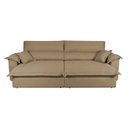 Ver imagem 5 de Sofá Retrátil Reclinável 2,30m Nivus Bege c/ Molas Ensacadas - King House