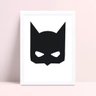 Quadro Quadro Decoração Infantil máscara batman - 1