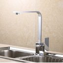 Ver imagem 3 de Torneira Monocomando Quadrada Perfil Slim De Cozinha Luxo