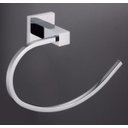 Ver imagem 2 de Porta Toalha Quadrado Para Banheiro Com Dupla Fixação