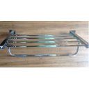 Ver imagem 3 de Porta Toalha Linear Estilo Hotel Com Barra Dupla Fixação