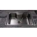 Ver imagem 3 de Cuba Inox Gourmet Cozinha Sobrepor/embutir + Válvula Slx 40