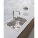 Ver imagem 4 de Cuba Inox Gourmet Cozinha Sobrepor/embutir + Válvula Slx 40