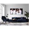 Quadro decorativo Rebeldes RBD com Tela em Tecido Canvas 130x60 - 5