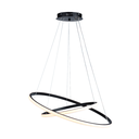 Ver imagem 1 de Lustre Pendente Taschibra Design Montreal 25w Led 40cm Luz Quente 3000k Bivolt Preto