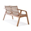 Ver imagem 2 de Sofa Amores Assento Corda Cor Areia Estrutura em Madeira Pinhao - 56906