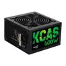 Fonte Gamer Atx Aerocool Kcas 600w 80 Plus Full Range Apfc Preto Bivolt - 1