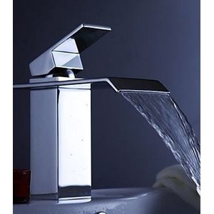 Torneira Misturador Monocomando Modelo Quadrado Luxo Baixa