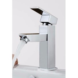 Torneira Monocomando Banheiro Quadrada Bica Media Gbs16