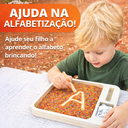 Ver imagem 1 de Lousa Montessori Sensorial | Alfabetização Infantil | Coordenação Motora e Escrita