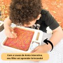 Ver imagem 2 de Lousa Montessori Sensorial | Alfabetização Infantil | Coordenação Motora e Escrita