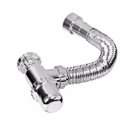 Ver imagem 1 de Sifão Sanfonado Cromado Com Copo Pvc