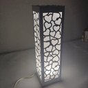 Ver imagem 3 de Luminária de Mesa Cabeceira 3 tons Abajur Led Decoraçao Torre Fixa Sala Trabalho Iluminação