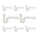 Ver imagem 3 de Kit 25 Sifão Simples Sanfonado Universal Tubo Extensivo para Pias