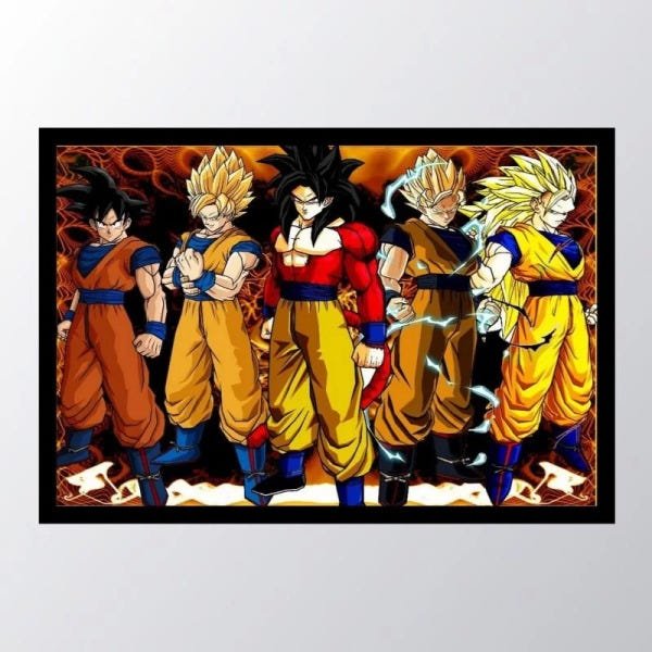 Quadro Decorativo Desenhos Dragon Ball Z - 10 em Promoção na Americanas