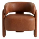 Ver imagem 1 de Poltrona Decorativa Lume Pes Madeira Courino Tcs 727 Moll