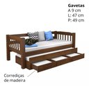 Ver imagem 2 de Bicama madeira com 3 gavetas - Italiamod02