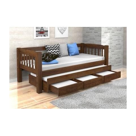 Bicama madeira com 3 gavetas - Italiamod02