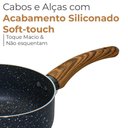 Ver imagem 6 de Panela Antiaderente Revestimento Cerâmico de Indução Granito Cinza Yafo 18cm - Lehaví