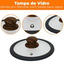 Ver imagem 5 de Panela Antiaderente Revestimento Cerâmico de Indução Granito Cinza Yafo 18cm - Lehaví
