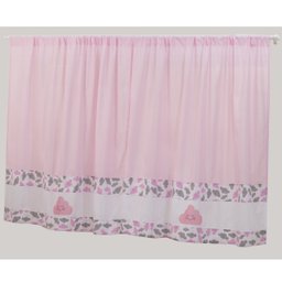 Cortina infantil Nuvem 2,00m x 1,70m:Rosa - 1 Cortina infantil Nuvem 2,00m x 1,70m:Rosa - 1