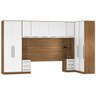 Guarda Roupa Dormitório Modulado Irlanda Casal/queen Canto - Amêndola Touch e Branco - Roupeiro Demo - 7