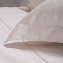 Ver imagem 6 de Jogo de Cama Queen 4 Pçs 1000 Fios Toque Acetinado Tessi Bege