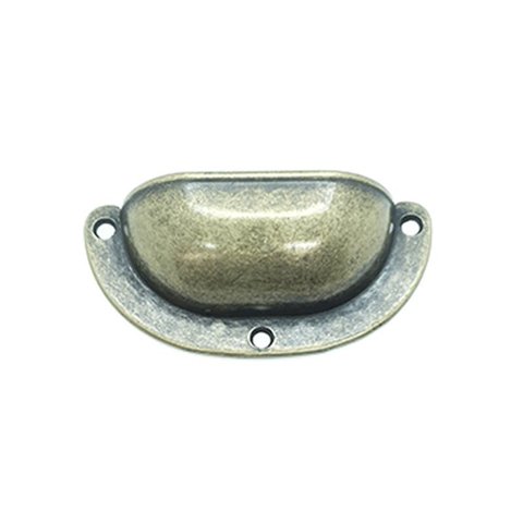 Puxador Concha 64 Mm Colonial Ouro Velho
