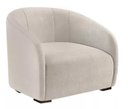 Ver imagem 1 de Kit 2 Poltronas Decorativa Julia Suede Bege - Lm Decor
