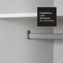 Ver mais imagens de Guarda-roupa Casal 100% Mdf Madesa Royale 3 Portas de Correr com Espelho com Pés
