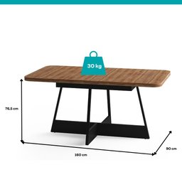 Conjunto Sala de Jantar 6 Cadeiras Charlotte Carraro   - 3