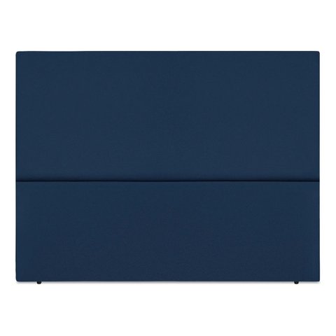Cabeceira Cama Box Orgânica King 195cm Luna Suede C/frame Azul